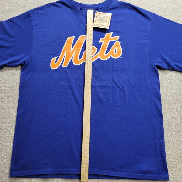 Majestic New York Mets Gary Carter 8 Mens XL MLB Coopers Town Collection T Shirt - Picture 4 of 5